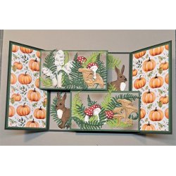 Dies/skre stencils, By Lene's BLD1615, Foldekort nr. 2