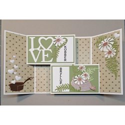 Dies/skre stencils, By Lene's BLD1615, Foldekort nr. 2