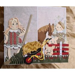 Dies/skre stencils, By Lene's BLD1623, Trillebr og hstak