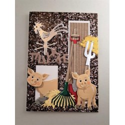 Dies/skre stencils, By Lene's BLD1627, Vejrhane