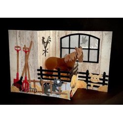 Dies/skre stencils, By Lene's BLD1634, Missekat