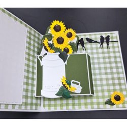 Papirblok i 15x15cm, 24 ark, "Sunny Side" fra By Lene, BLP047