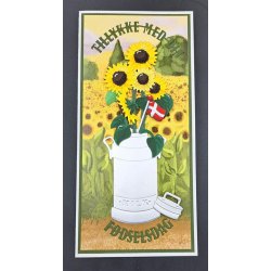 Papirblok i 15x15cm, 24 ark, "Sunny Side" fra By Lene, BLP047