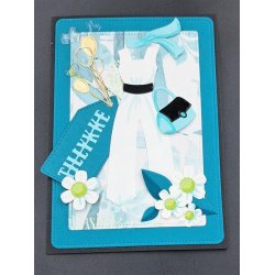 Dies/skre stencils, By Lene's BLD1642, Buksedragt