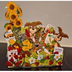 Dies/skre stencils, By Lene's BLD1644, Sknne hunde