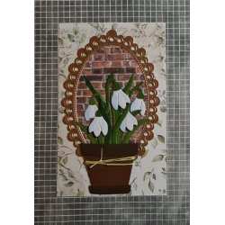 Dies/skre stencils, By Lene's BLD1652, Vintergkker