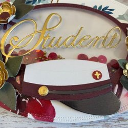 Dies/skre stencils, By Lene's BLD1660, "Student"