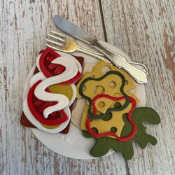 Dies/skre stencils, By Lene's BLD1671, Smrrebrd pakke 2