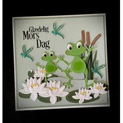 Dies/skre stencils, By Lene's BLD1672, kander