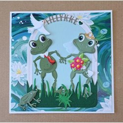 Dies/skre stencils, By Lene's BLD1675, Sknne frer