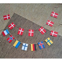 Dies/skre stencils, By Lene's BLD1687 - Flag m/striber eller kors