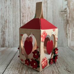 Dies/skre stencils, By Lene's BLD1688 - Lanterne / lygte til LED-fyrfadslys