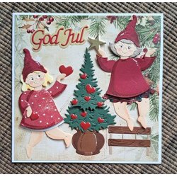 Dies/skre stencils, By Lene's BLD1689 - Sknne englebasser