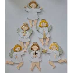 Dies/skre stencils, By Lene's BLD1689 - Sknne englebasser