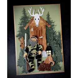 Dies/skre stencils, By Lene's BLD1691 - Nissedr/Juledr