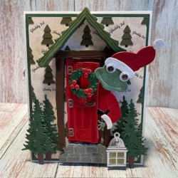 Dies/skre stencils, By Lene's BLD1691 - Nissedr/Juledr