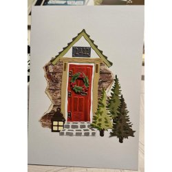 Dies/skre stencils, By Lene's BLD1691 - Nissedr/Juledr