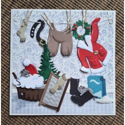 Dies/skre stencils, By Lene's BLD1692 - Gammeldags vask; vaskebalje, vaskebrt, sbe &amp; sbeskum