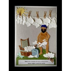 Dies/skre stencils, By Lene's BLD1692 - Gammeldags vask; vaskebalje, vaskebrt, sbe &amp; sbeskum