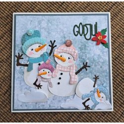 Dies/skre stencils, By Lene's BLD1695 - Snemnd