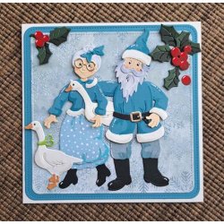 Dies/skre stencils, By Lene's BLD1702 - tilbehr til BLD1635; Tj til nissemor