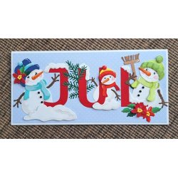 Dies/skre stencils, By Lene's BLD1703 - J U L