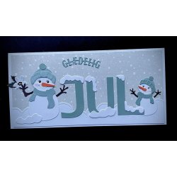 Dies/skre stencils, By Lene's BLD1703 - J U L