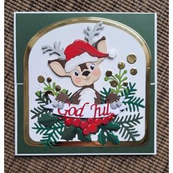 Dies/skre stencils, By Lene's BLD1707 - Tunnel-baggrunde, Staldvindue &amp; Stearinlys