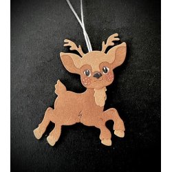 Dies/skre stencils, By Lene's BLD1706 - Sde bambi'er 