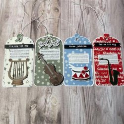 Dies/skre stencils, By Lene's BLD1708 - Musik instrumenter