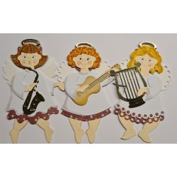 Dies/skre stencils, By Lene's BLD1708 - Musik instrumenter