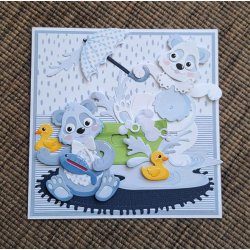 Dies/skre stencils, By Lene's BLD1730, Tilbehr til Panda BLD1727, Pigetj, kyse, strikketj