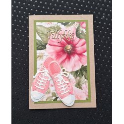 Dies/skre stencils, By Lene's BLD1733, Sneakers