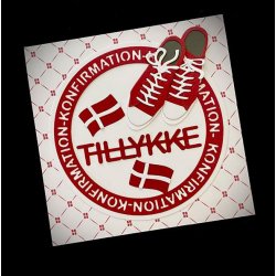 Dies/skre stencils, By Lene's BLD1733, Sneakers