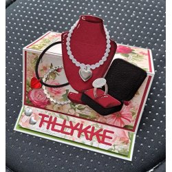 Dies/skre stencils, By Lene's BLD1737, Smykker, halskde, armbnd, buste 