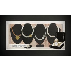 Dies/skre stencils, By Lene's BLD1737, Smykker, halskde, armbnd, buste 