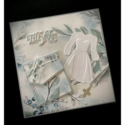 Dies/skre stencils, By Lene's BLD1739, Gaveske