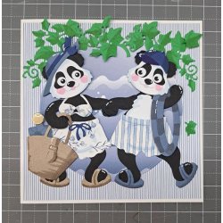 Dies/skre stencils, By Lene's BLD1744, Efeu-ranke