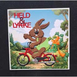 Dies/skre stencils, By Lene's BLD1750, Store Kaniner