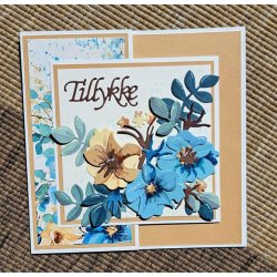 Dies/skre stencils, By Lene's BLD1763, Hybenroser