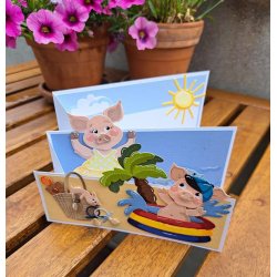 Dies/skre stencils, By Lene's BLD1765, Tilbehr til Babygrise BLD1764