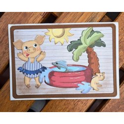 Dies/skre stencils, By Lene's BLD1767, Soppebassin m/tilbehr