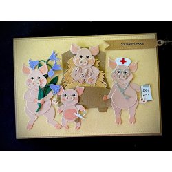 Dies/skre stencils, By Lene's BLD1770, Klokkeblomster