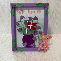 Dies/skre stencils, By Lene's BLD1770, Klokkeblomster