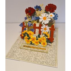 Dies/skre stencils, By Lene's BLD1773, Smrblomster