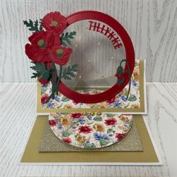 Dies/skre stencils, By Lene's BLD1774, Valmuer