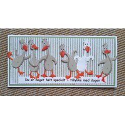 Dies/skre stencils, By Lene's BLD1775, nder