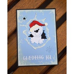 Dies/skre stencils, By Lene's BLD1778, Isbjrn