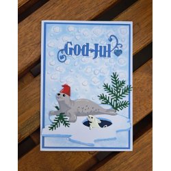 Dies/skre stencils, By Lene's BLD1782, Sl og isflage