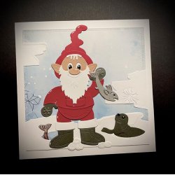 Dies/skre stencils, By Lene's BLD1782, Sl og isflage